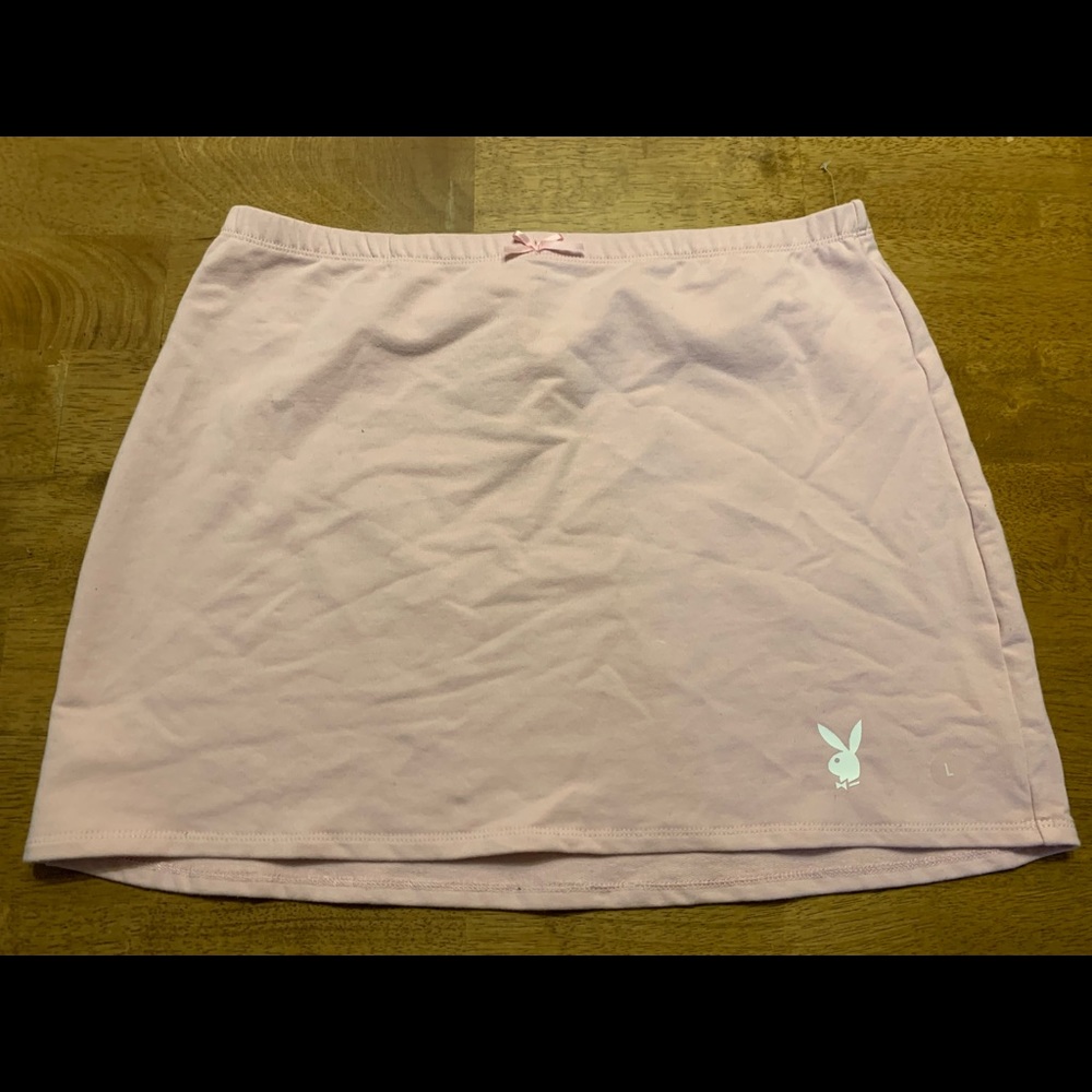 Playboy baby pink skirt
